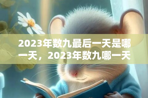 2023年数九最后一天是哪一天，2023年数九哪一天结束