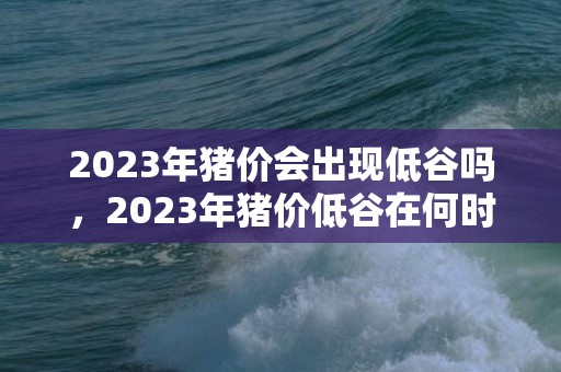 2023年猪价会出现低谷吗，2023年猪价低谷在何时