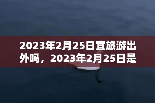 2023年2月25日宜旅游出外吗，2023年2月25日是出行上等吉日吗