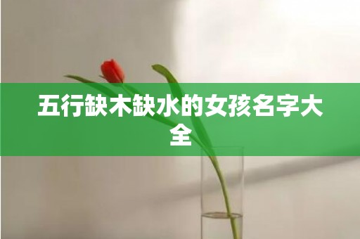 五行缺木缺水的女孩名字大全