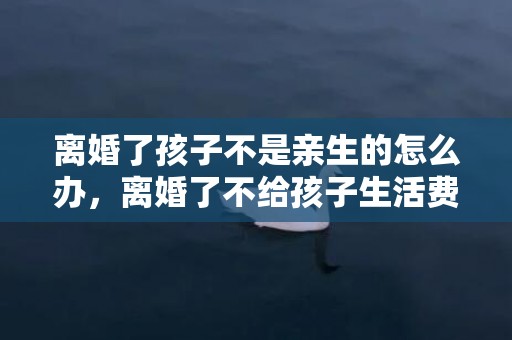 离婚了孩子不是亲生的怎么办，离婚了不给孩子生活费去起诉要多久才能离婚？婚内不给生活费能起诉