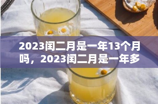 2023闰二月是一年13个月吗，2023闰二月是一年多一个月吗