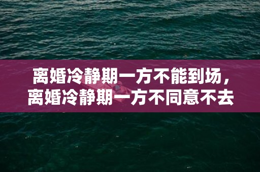 离婚冷静期一方不能到场，离婚冷静期一方不同意不去撤销可以吗？不同意撤销缓刑裁定书