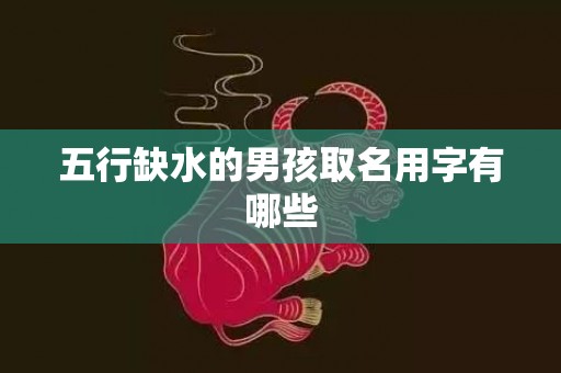 五行缺水的男孩取名用字有哪些