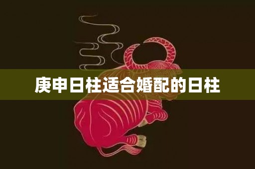 庚申日柱适合婚配的日柱