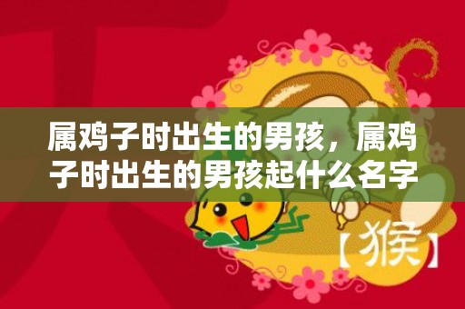 属鸡子时出生的男孩，属鸡子时出生的男孩起什么名字好，禁用什么字