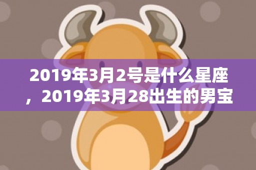 2019年3月2号是什么星座，2019年3月28出生的男宝宝五行缺水要如何起名字