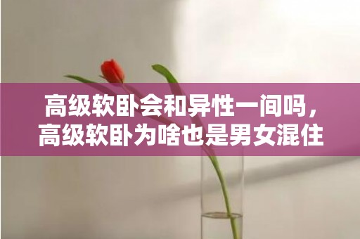 高级软卧会和异性一间吗，高级软卧为啥也是男女混住