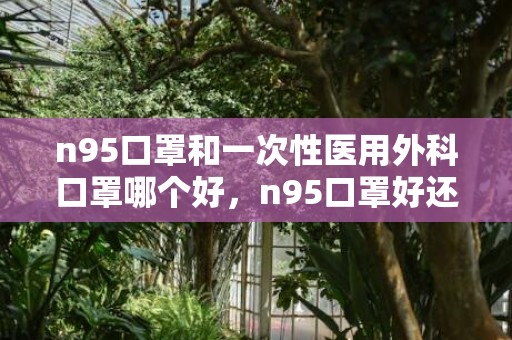 n95口罩和一次性医用外科口罩哪个好，n95口罩好还是医用外科口罩好