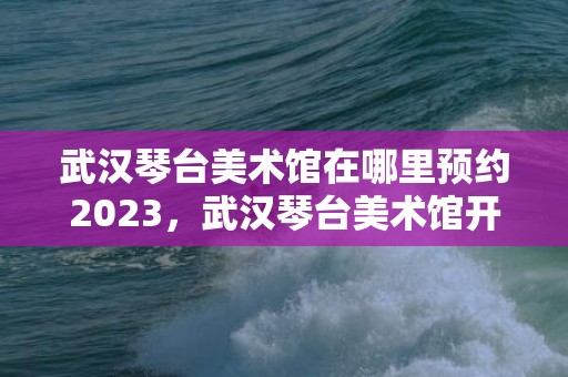 武汉琴台美术馆在哪里预约2023，武汉琴台美术馆开放时间