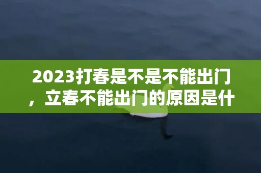 2023打春是不是不能出门，立春不能出门的原因是什么