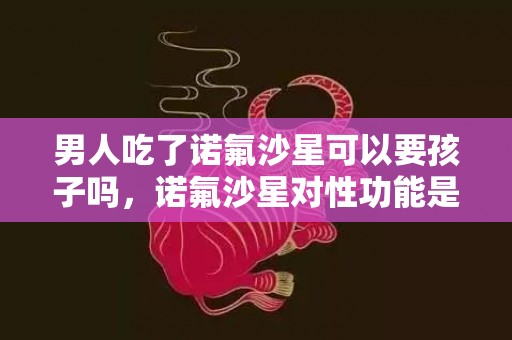 男人吃了诺氟沙星可以要孩子吗，诺氟沙星对性功能是否有影响