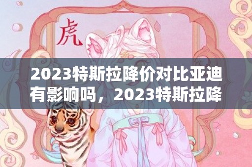 2023特斯拉降价对比亚迪有影响吗，2023特斯拉降价会影响比亚迪销量吗