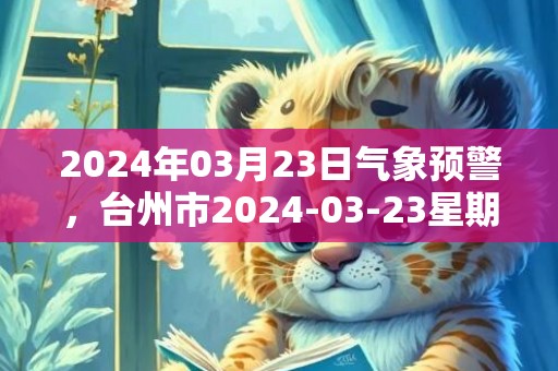 2024年03月23日气象预警，台州市2024-03-23星期六天气预报 大部小雨转小到中雨