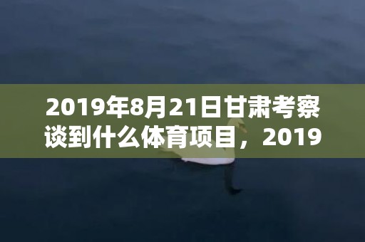 2019年8月21日甘肃考察谈到什么体育项目，2019年8月20号午时出生的男孩五行属什么