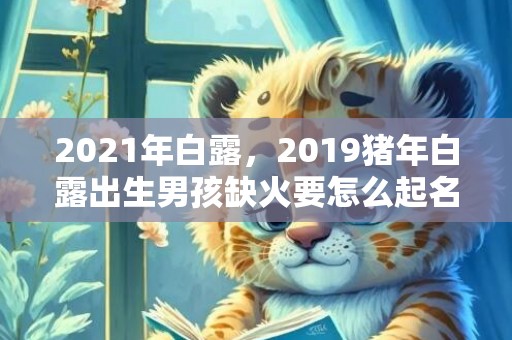 2021年白露，2019猪年白露出生男孩缺火要怎么起名字