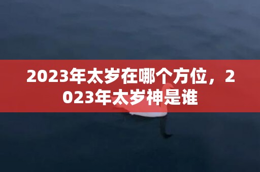 2023年太岁在哪个方位，2023年太岁神是谁