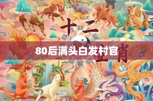 80后满头白发村官