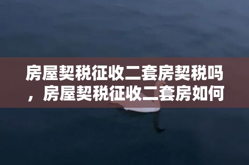 房屋契税征收二套房契税吗，房屋契税征收二套房如何界定