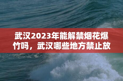 武汉2023年能解禁烟花爆竹吗，武汉哪些地方禁止放烟花