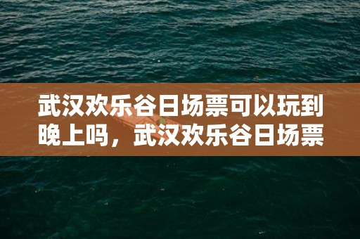 武汉欢乐谷日场票可以玩到晚上吗，武汉欢乐谷日场票五点能不出来吗