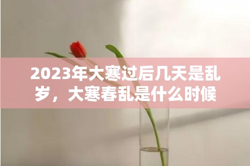 2023年大寒过后几天是乱岁，大寒春乱是什么时候