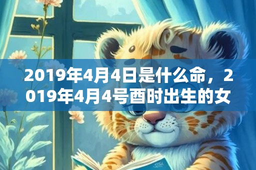 2019年4月4日是什么命，2019年4月4号酉时出生的女孩起什么名字最好，需要注意哪些？