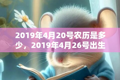 2019年4月20号农历是多少，2019年4月26号出生的女宝宝五行缺金的起名推荐