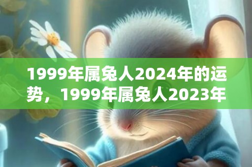 1999年属兔人2024年的运势，1999年属兔人2023年运势