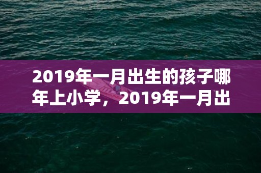 2019年一月出生的孩子哪年上小学，2019年一月出生的男孩起什么名字好听，禁用什么字