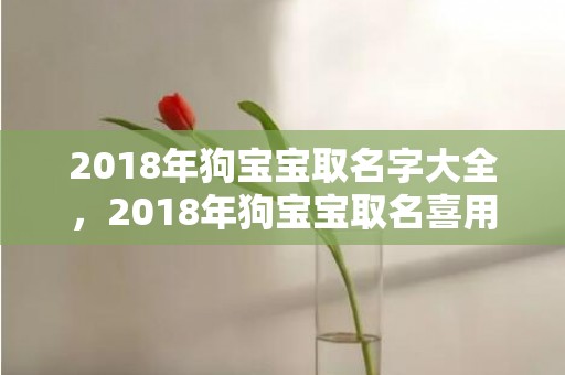 2018年狗宝宝取名字大全，2018年狗宝宝取名喜用字大全