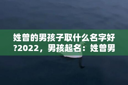 姓曾的男孩子取什么名字好?2022，男孩起名：姓曾男孩霸气时尚的名字大全