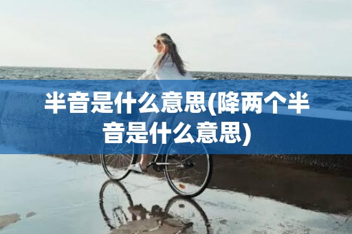 半音是什么意思(降两个半音是什么意思)