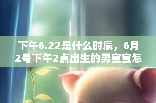 下午6.22是什么时辰，6月2号下午2点出生的男宝宝怎么起名字，用什么字好