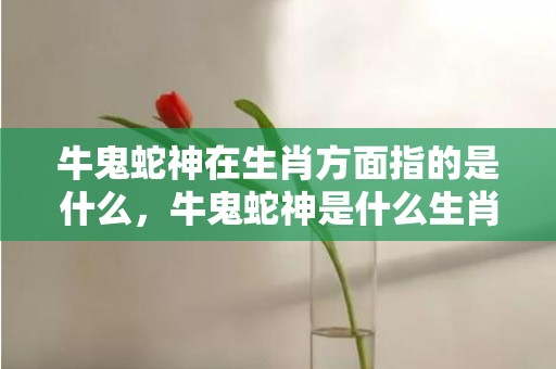 牛鬼蛇神在生肖方面指的是什么，牛鬼蛇神是什么生肖