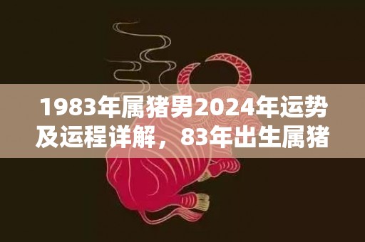 1983年属猪男2024年运势及运程详解，83年出生属猪人2024全年每月运势男性，1983年属猪男2024年运势及运程详解，83年出生属猪人2024全年每月运势男性