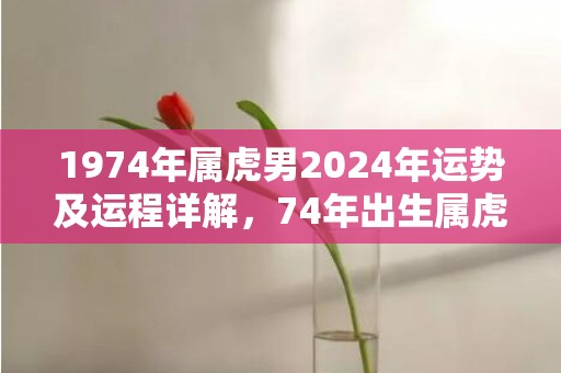 1974年属虎男2024年运势及运程详解，74年出生属虎人2024全年每月运势男性，1974年属虎男2024年运势及运程详解，74年出生属虎人2024全年每月运势男性