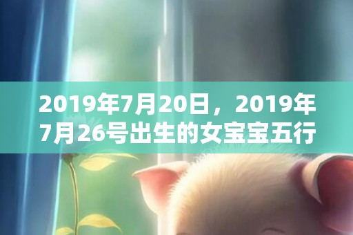 2019年7月20日，2019年7月26号出生的女宝宝五行缺木要如何起名字