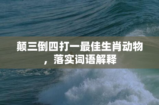 颠三倒四打一最佳生肖动物，落实词语解释